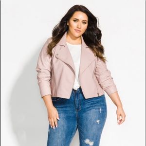 City Chic jacket faux leather
